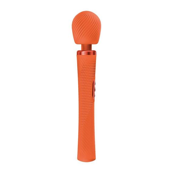 Вібромасажер Fun Factory VIM Vibrating Wand Orange, суперпотужний та легкий, до 6 годин роботи Sex Aura