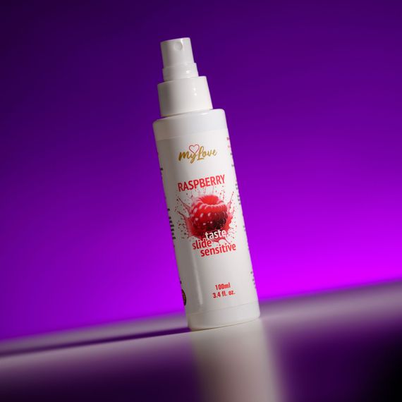 Інтимний гель-лубрикант - MyLove Taste-Slide Sensitive Raspberry, 100 мл | Зображення 2