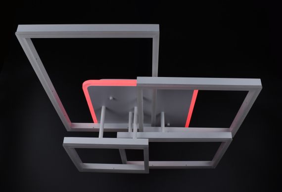 Люстра світлодіодна стельова LED світильник для квартири на стелю лед з пультом 26099 Білий 17х56х71 см. | Зображення 5