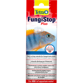 Средство Tetra Medica Fungi Stop Plus лекарственное для борьбы с грибковыми и бактериальными инфекциями у рыб, 20 мл на 400 л