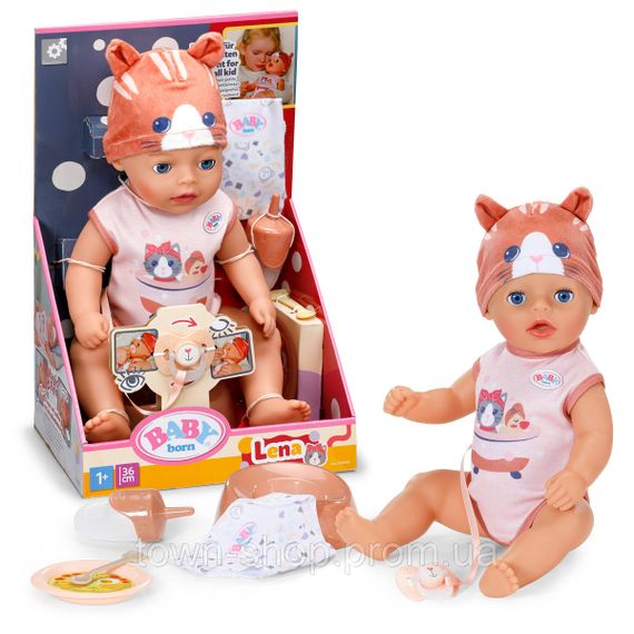 Кукла Baby Born – Лена в костюме котика (36 см) | Зображення 1