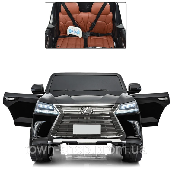 Детский электромобиль Машина Bambi M 3906(MP4)EBLR-2 Lexus Черный | Зображення 2