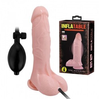 Фалоімітатор - Inflatable Dildo Flesh Sex Aura | Зображення 1