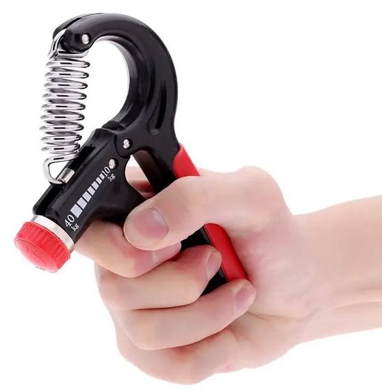 Еспандер кистьовий PowerPlay PP-4323 з регульованим навантаженням 10-40 кг Strength Grip Чорно-зелений (PP_4323_Bl/Green) | Зображення 6