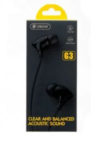 Наушники с микрофоном Celebrat G3 (Black)
