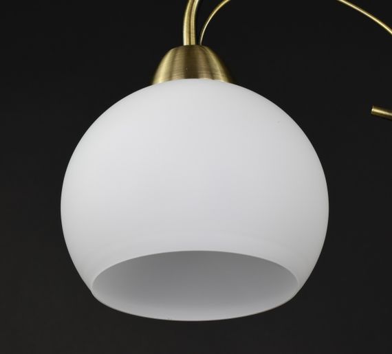 Люстра стельова на 3 лампочки 27273 Бронза 37х51х51 см. | Зображення 2