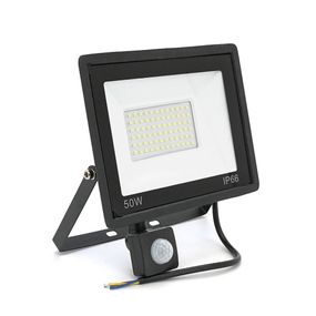Прожектор LED с датчиком движения Ritar ZB-PGGY-50W, 50W, SMD2835, IP65.4000Lm