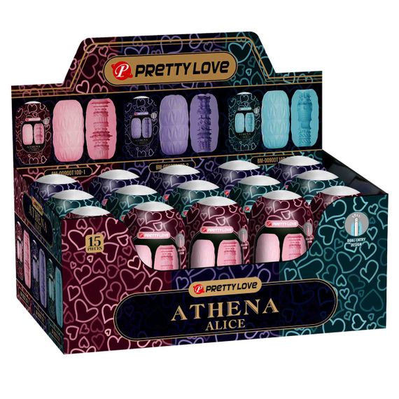 Набір із 15 шт мастурбаторів Pretty Love — Athena ALICE, BM-00900T100H Sex Aura | Зображення 8