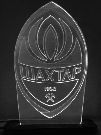 Акриловий світильник-нічник ФК Шахтар білий tty-n000142