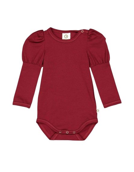 Дитяче боді для новонародженої дівчинки Green Cotton 74 см Бордовий (25111218)