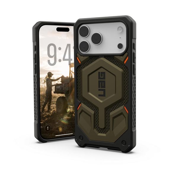 Чохол до мобільного телефона UAG iPhone 17 Pro Max Monarch Pro MagSafe Kevlar Element Green (11451411397B) | Зображення 7