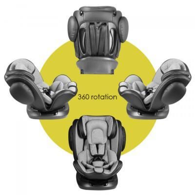Автокресло Bertoni/Lorelli Aviator Isofix 0-36 кг Black/Dark Grey (AVIATOR b/d.grey) | Зображення 1