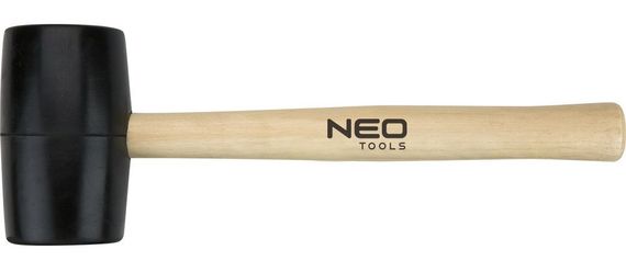 Киянка резиновая NEO 58 мм, 450 г, рукоятка деревянная (25-062)