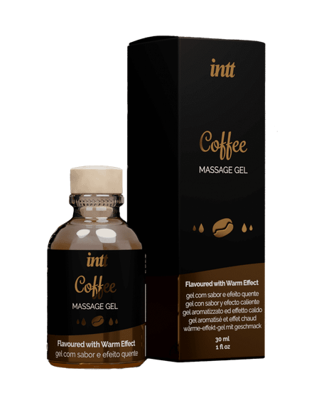 Массажный гель для интимных зон Intt (30 мл) разогревающий, Coffee