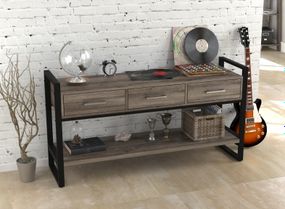 Консоль с ящиками Loft Design L-145 L-145 Дуб палена