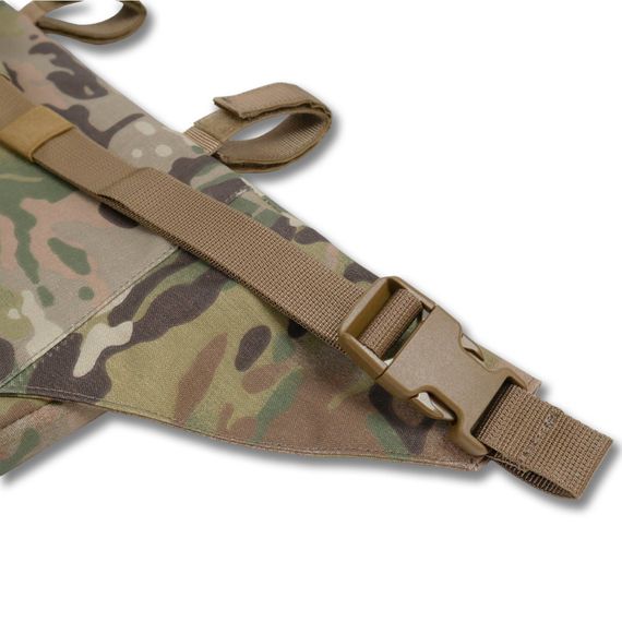 Каремат-сидушка Militex 20mm Cordura Multicam під броню | Зображення 3