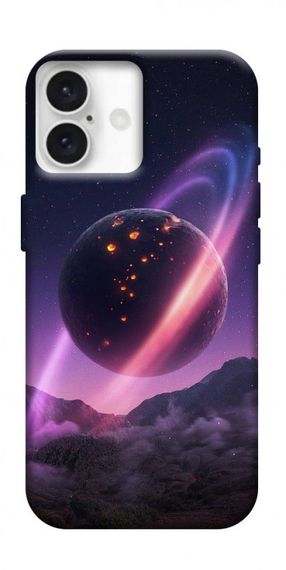 Чохол з картинкою Сатурн для Apple iPhone 16 Plus