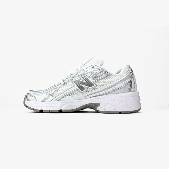 Кросівки весна літо New Balance сітка білий/срібний | Зображення 2