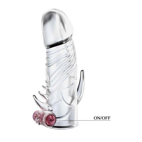 Насадка-презерватив "Penis Sleeve" з вібрацією BI-010045Z-2 Sex Aura | Зображення 5