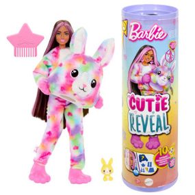 Кукла Barbie Cutie Reveal серии Цветные пушистики – кролик (HRK38)