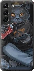 Чохол на Samsung Galaxy S22 gamer cat із силікону FCh_033261