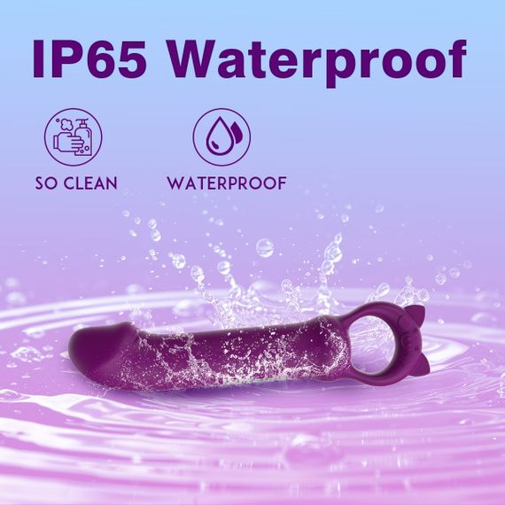 Мини-вибратор Every Night Toys Grace фиолетовый, 10 режимов вибрации Sex Aura | Зображення 2