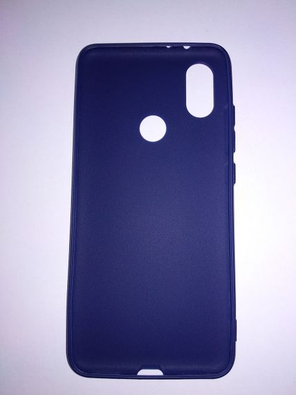 Чохол силіконовий (TPU) SMTT накладка для Xiaomi Mi A2/ Mi 6x Dark blue | Зображення 1