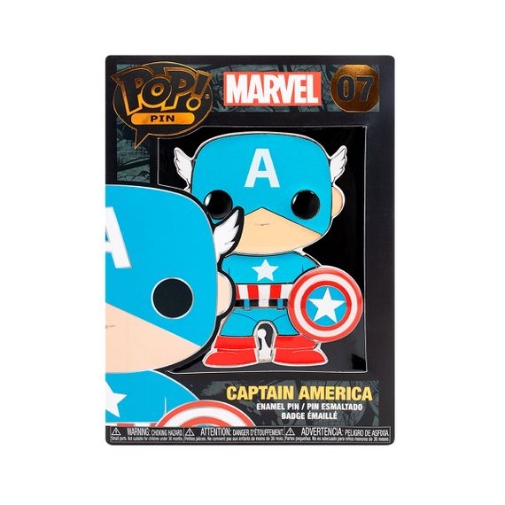 Фигурка для одежды (с мини подставкой) Капитан Америка из серии Marvel | Зображення 2