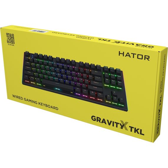 Клавіатура Hator Gravity X TKL Orange USB Black (HTK550UA) | Зображення 9