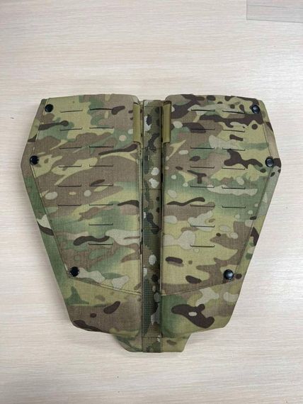 Протиуламковий захист паху 32х35 1 класу LASER CUT multicam