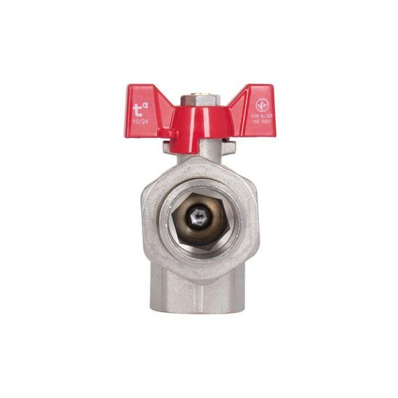 Кран кульовий "Американка" Thermo Alliance Standart кутовий 3/4" ВЗ SD222W20 | Зображення 5