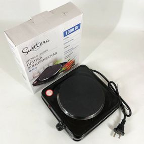 Плита бытовая переносная Suntera SP-1920 1000 w, Плита электрическая настольная электроплитка OT-15