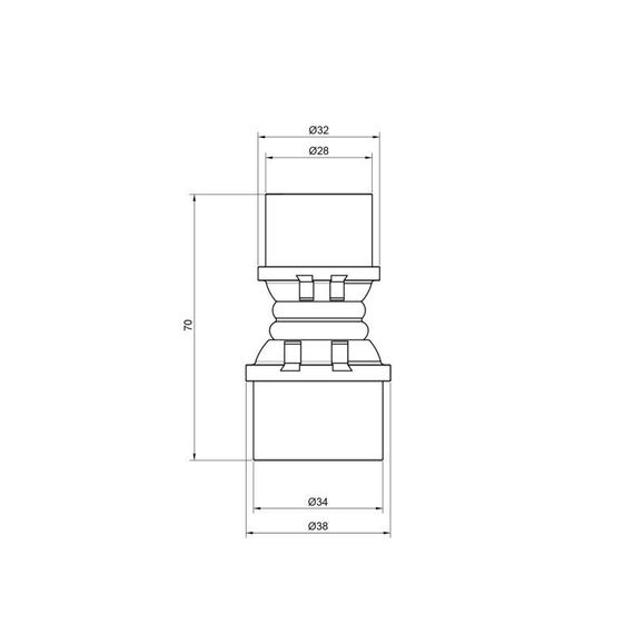 Муфта прес Icma 32х26 №400 | Зображення 1