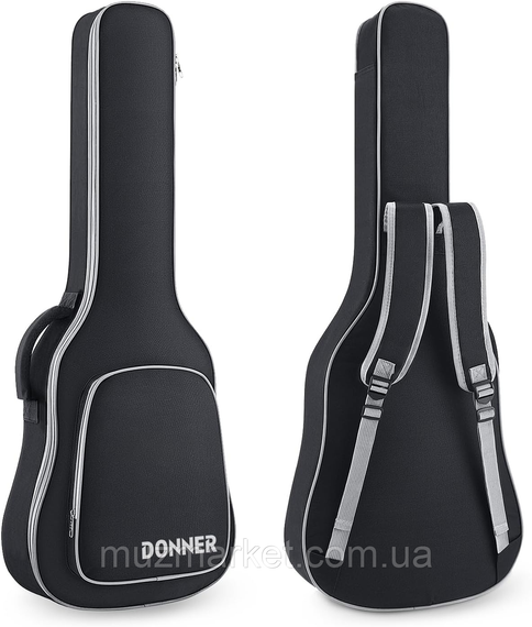 Електрогітара DONNER DMT-66 Black + Чохол | Зображення 7