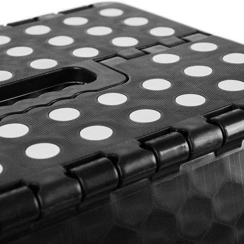 Стілець розкладний із ручкою до 100 кг. Malatec 18595 табурет-листниця Чорний | Зображення 8