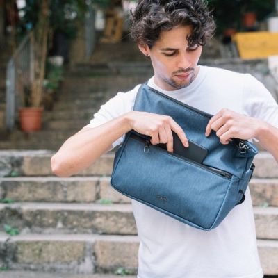 Сумка Pacsafe Metrosafe X sling pack Синяя (30650646) | Зображення 5