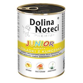 Dolina Noteci Premium Junior 400г для  щенков с куриными желудками