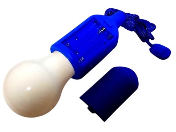 Ліхтарик-лампочка LED-лампа на шнурку, живлення від 3 × AAA | Зображення 2