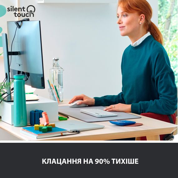 Мишка Logitech Signature M650 Wireless Off-White (910-006255) | Зображення 2