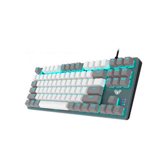 Клавіатура Aula F3287 Keycap KRGD Blue USB UA Grey/White (6948391240954) | Зображення 3
