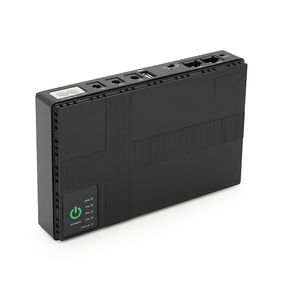 UPS-18W для роутерів/комутаторів/PON/POE-430, 5//9/12V, 1/2A, Li-ion 8800MAh, Black, BOX