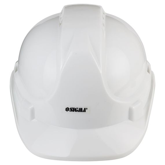 Каска будівельна Sigma 8 точок кріплення (біла) 9414501