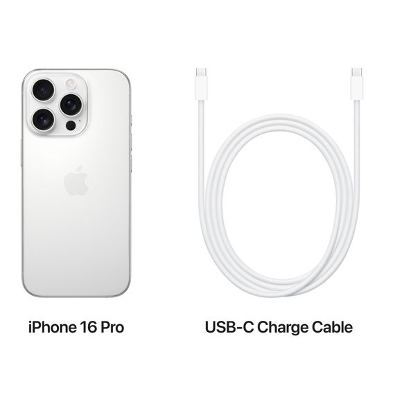 Мобільний телефон Apple iPhone 16 Pro 256GB White Titanium (MYNJ3) | Зображення 7