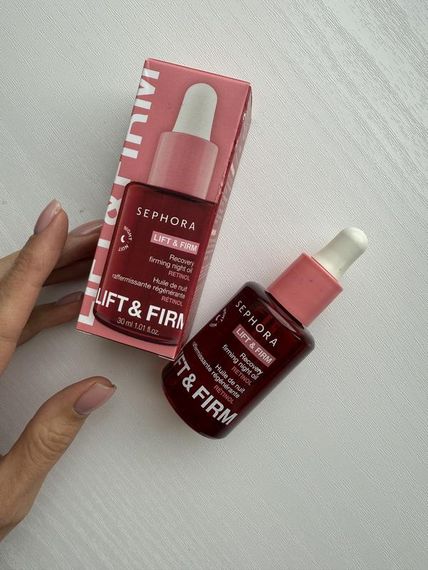 Сыворотка с ретинолом Sephora Collection Lift & Firm - recovery firming night oil with retinol (30 ml) | Зображення 1