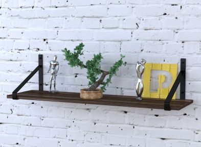 Полка настенная Loft Design PL3-112-16 орех модена