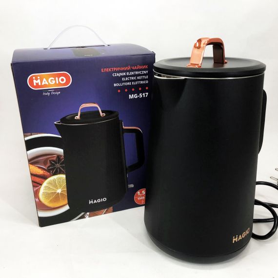 Потужний чайник для кип'ятіння MAGIO, Найкращий чайник електричний модний PN-40 | Зображення 2