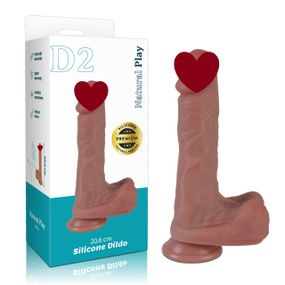 Фаллоимитатор - Erospace Natural Play Silicone Dildo D2, 20.6 см Sex Aura