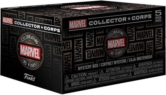 Коробка Фанко Поп, присвячена 85-річчю Марвел Оригінал Funko Marvel Collector Corp Subscription Box Marvel’s 85th Anniversary L