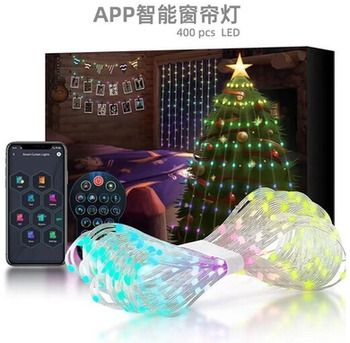 Гірлянда Кінський хвіст XPRO SFK-02 APP Bluetooth USB 10 ниток по 2м + пульт (44884-16898_483)