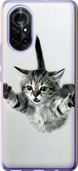 Чехол на Huawei Nova 8 Летящий котёнок "2322u-2245-17620"